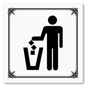 Koš, 80x80mm, bílá, Nebraska